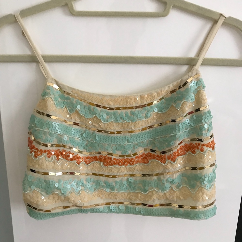 Sequin Crop top